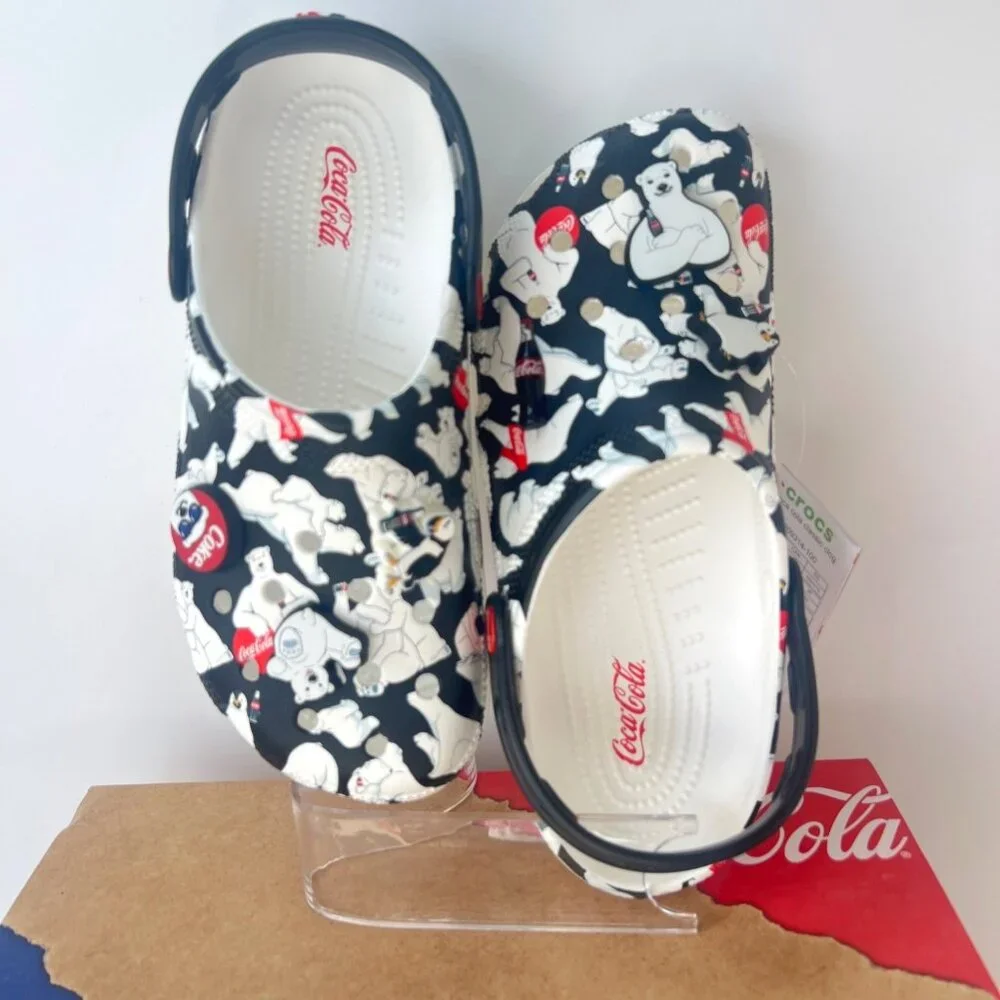 Crocs Coca-Cola Classic Polar Bear Clogs Unisex Size M9 W11
